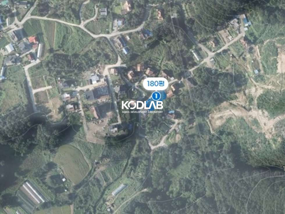 경기 이천시 대월면 대흥리 주변 단독주택 많은 평지의 토지, 분할매매 가능 매매 매물번호 10696 사진 2