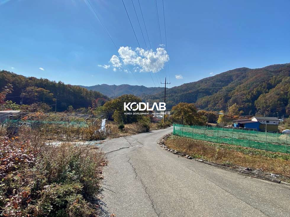 경기 양평군 청운면 신론리 흑천이 흐르는 아스팔트 도로 접한 토지 매매 매물번호 10697 사진 4