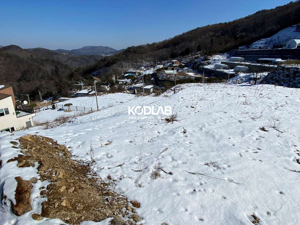 경기 양평군 용문면 덕촌리 계단식 토목 되어있는 토지, 산으로 둘러싸인 포근하고 조용한 위치의 토지 매매 매물번호 10940 사진 23