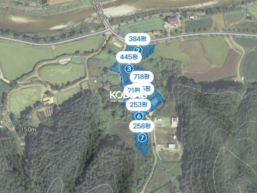 경기 양평군 청운면 삼성리 도로 접해있는 평당 45만원, 청운면 토지 매매 매물번호 10989 사진 2