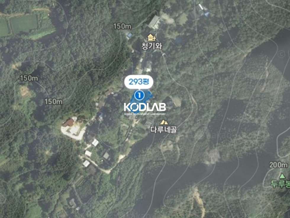 경기 양평군 지평면 월산리 평당 51만원, 인적드문 곳 위치한 지평면 토지 매매 매물번호 11140 사진 2