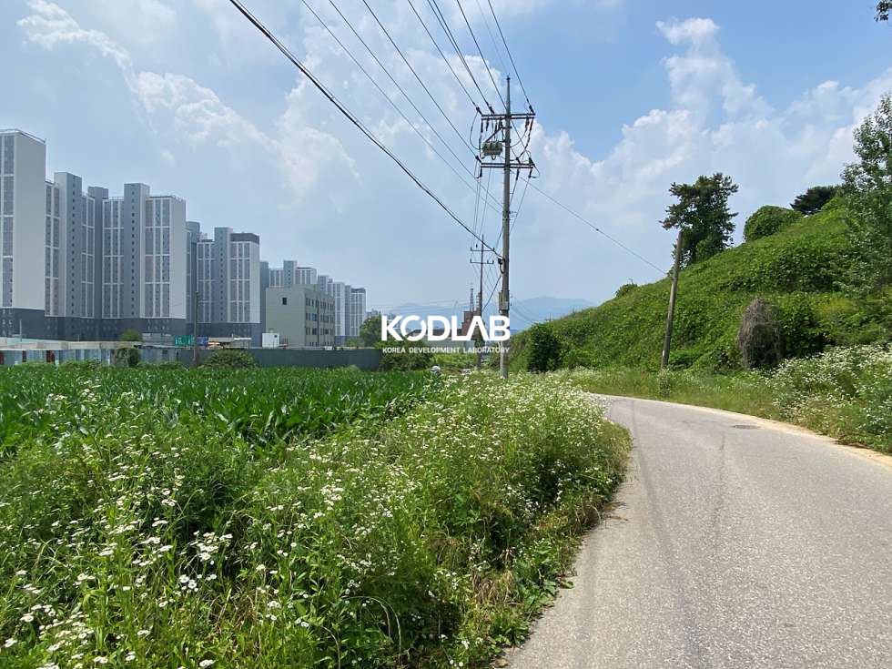 경기 양평군 양평읍 양근리 양평 최대규모 아파트단지 인근의 토지, 군도로 접해있으며 양평시내권 매매 매물번호 11607 사진 15