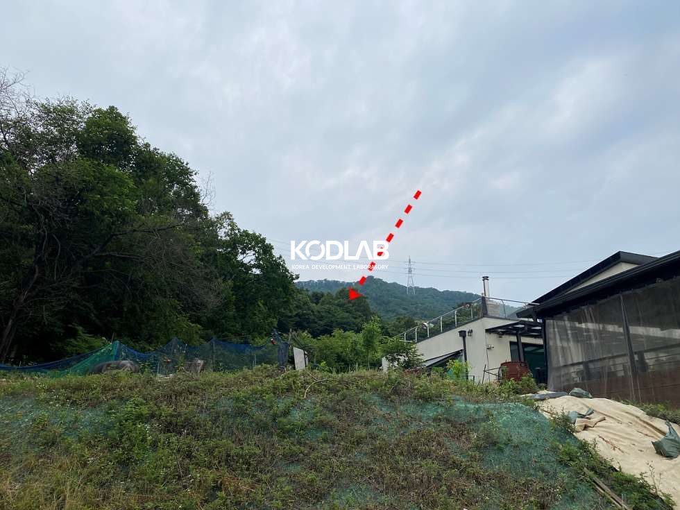 경기 양평군 양서면 증동리 건축허가 받아져 있는 마을 상단부 위치한 전망좋은 토지 매매 매물번호 11755 사진 5