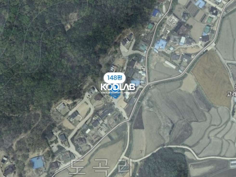 경기 양평군 양서면 도곡리 양서면 도곡리, 평당 150만원 정남향 토지 상수도 인입예정지 매매 매물번호 11381 사진 2