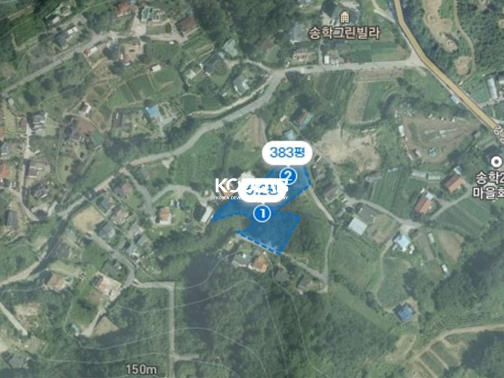 경기 양평군 강상면 송학리 강상면 평당 63만원, 송학리 큰평수의 토지 매매 매물번호 11158 사진 2