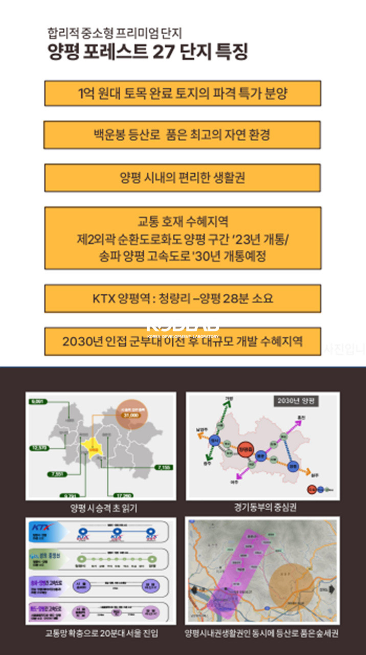 경기 양평군 양평읍 덕평리 덕평리 포레스트 단지, 9개 필지 양평시내와 멀지 않은 남한간 조망권토지 매매 매물번호 10968 사진 32