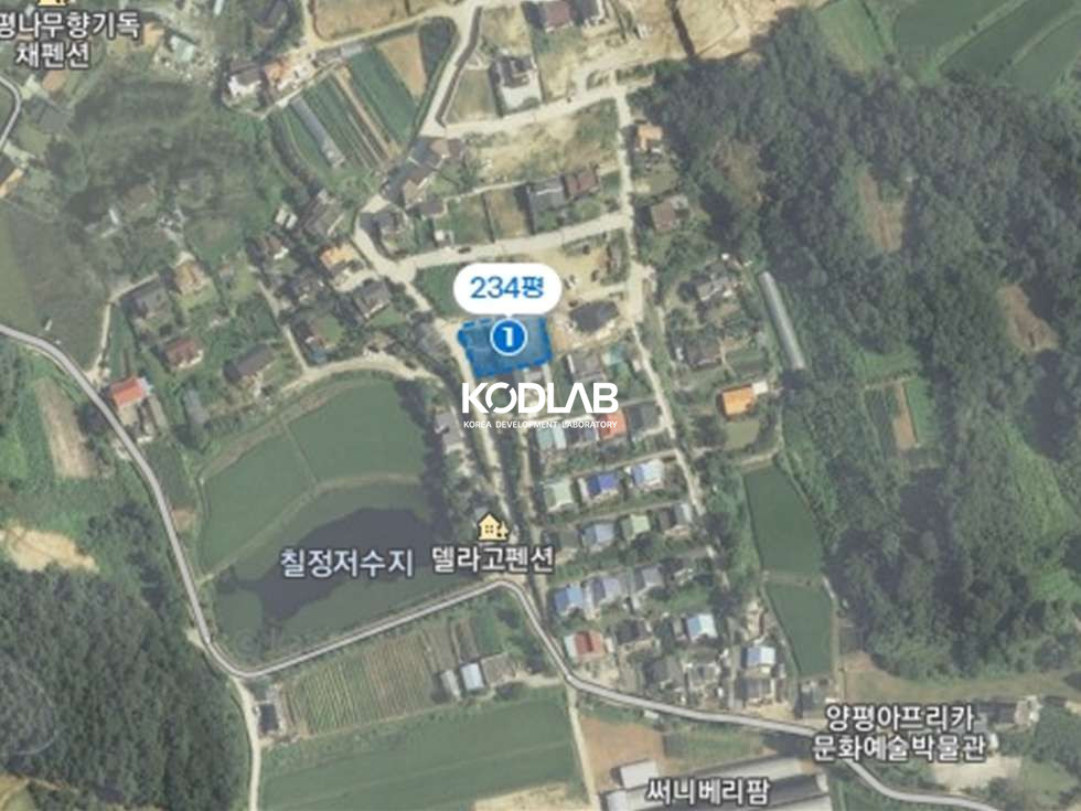 경기 양평군 용문면 금곡리 용문 주차박스 설치 됨, 2단 토목 된 전원주택 단지 평당 125만원 매매 매물번호 10913 사진 2