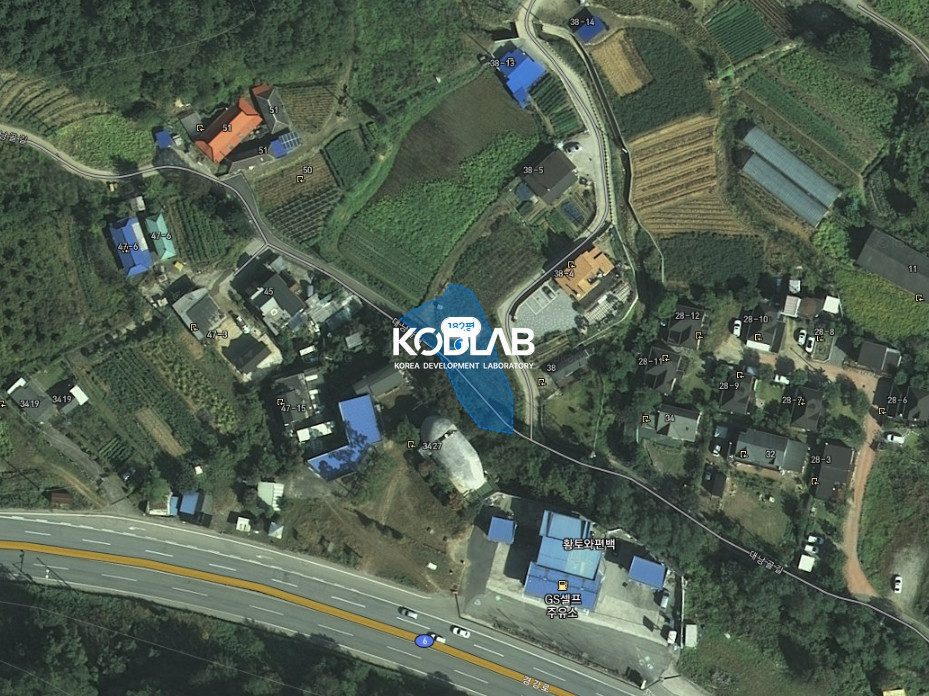 경기 양평군 단월면 봉상리 도로 접했고, 6번 국도 가까운 평당 60만원 토지 매매 매물번호 10771 사진 2