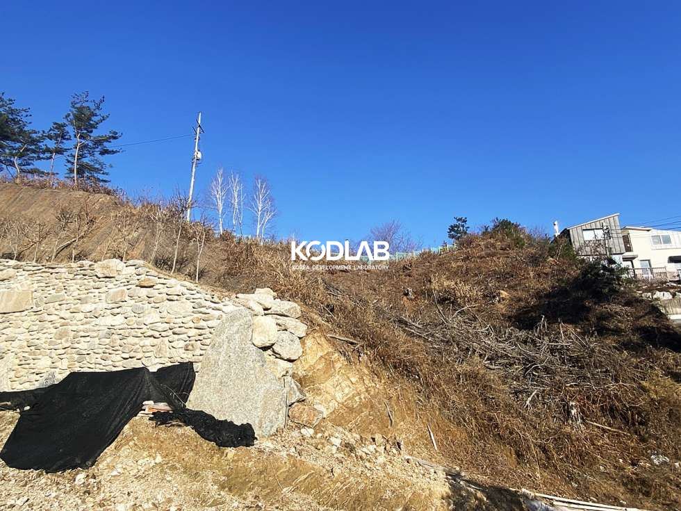 경기 양평군 옥천면 신복리 전원마을, 일부 토목공사 완료된 필지 매매 매물번호 10709 사진 1