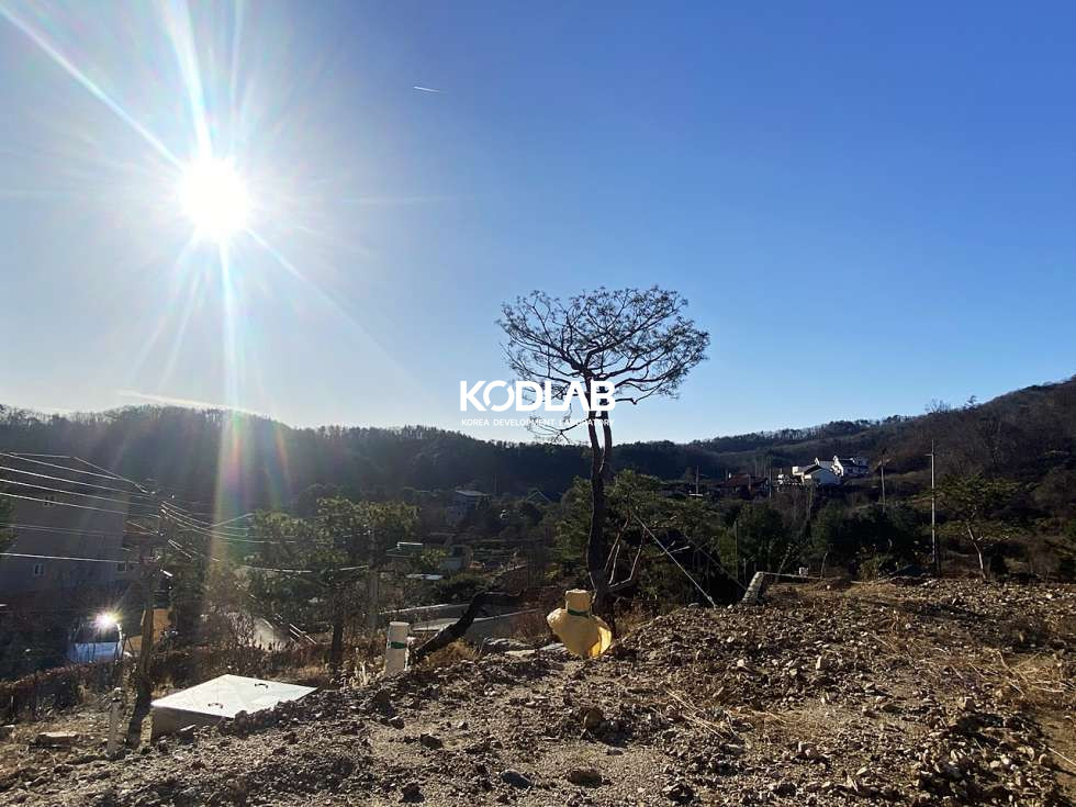 경기 양평군 옥천면 신복리 전원마을, 일부 토목공사 완료된 필지 매매 매물번호 10709 사진 3