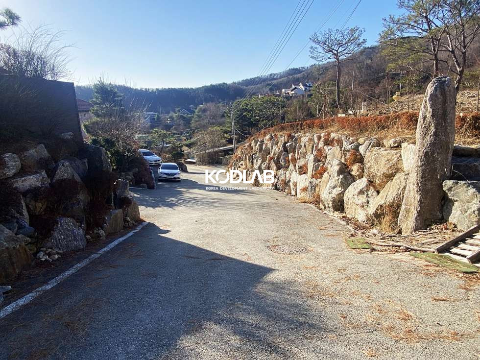 경기 양평군 옥천면 신복리 전원마을, 일부 토목공사 완료된 필지 매매 매물번호 10709 사진 4